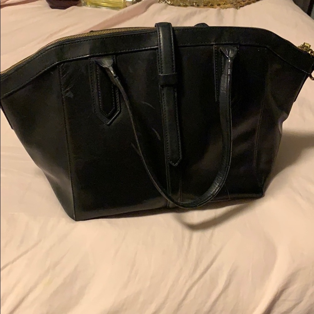 J. crew teatime leather satchel